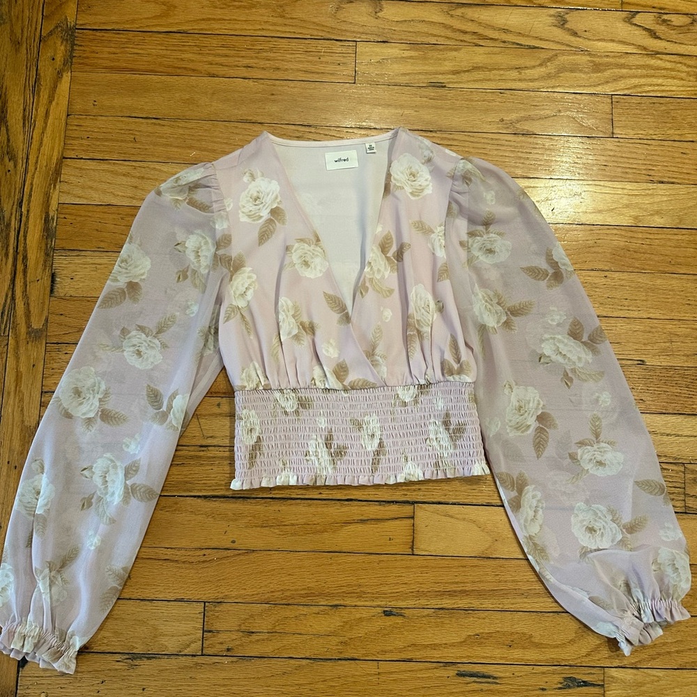 Aritzia Wilfred Wistful Blouse